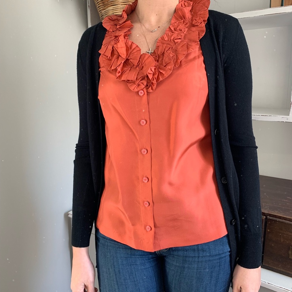 J.Crew Merino Wool Black Cardigan XS